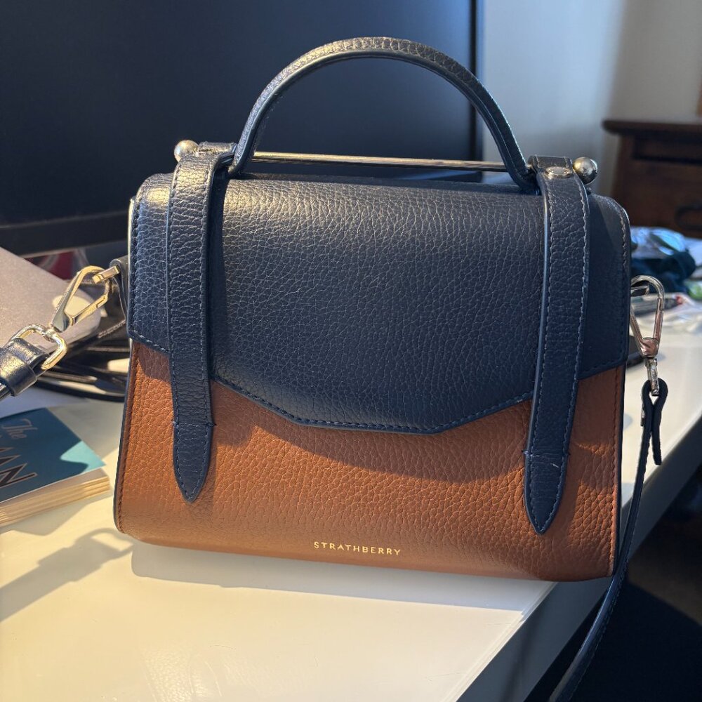 Strathberry Multicolor Leather Crossbody Bag